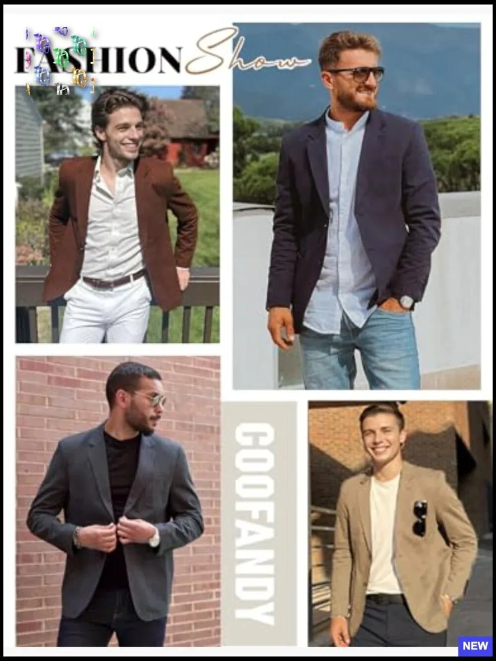 Classic Cotton Blazer Regular Fit Sport Coat Casual Elegant Smart Wash